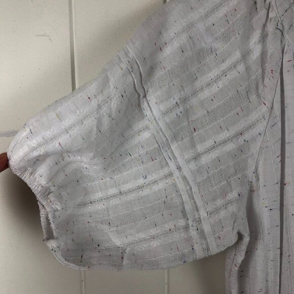 Betsey Johnson Snow White Speckled Lined Tiered X-Small Dress - Picture 6 of 10